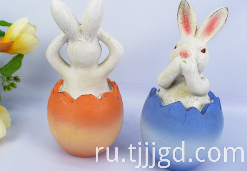 Solar Resin Lamp Rabbit Shaped